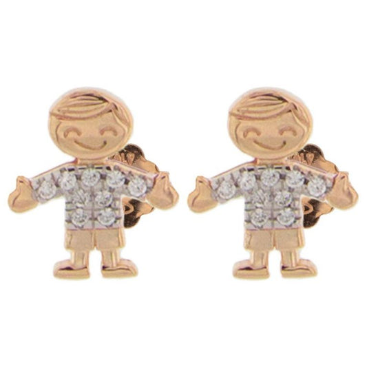 ORECCHINI RUE DES MILLE MOD. ORZ-007 LOB BIMBO DESIGNER FASHION JEWELLERY