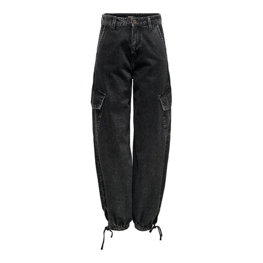Only Black Cotton Boyfriend Jeans