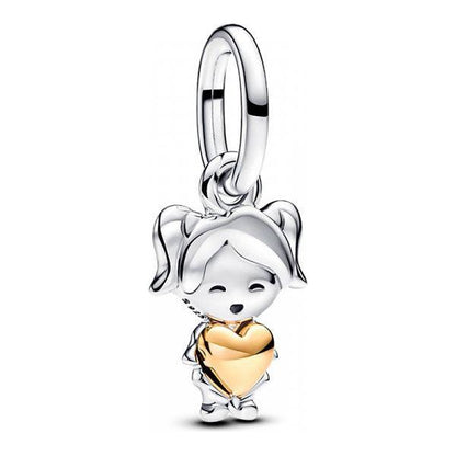 PANDORA CHARMS Mod. HAPPY GIRL DANGLE DESIGNER FASHION JEWELLERY