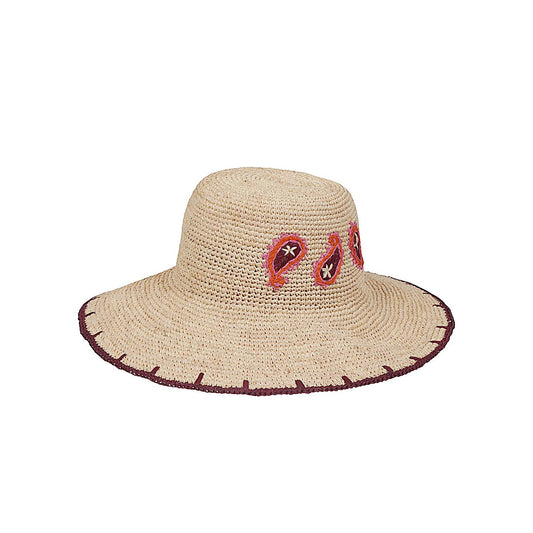 Paul Smith Paisley straw hat