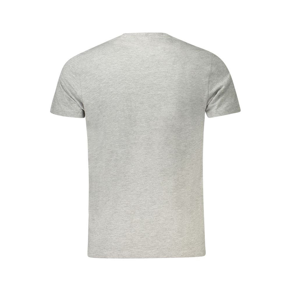 Back view of Pepe Jeans Brown Cotton Men T-Shirt with crew neck and slim fit design.
