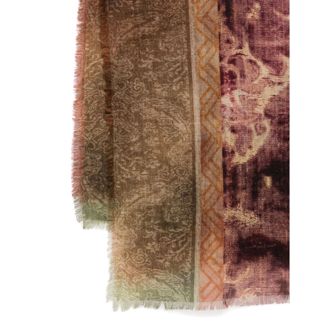 Pierre Louis Mascia Printed cashmere scarf