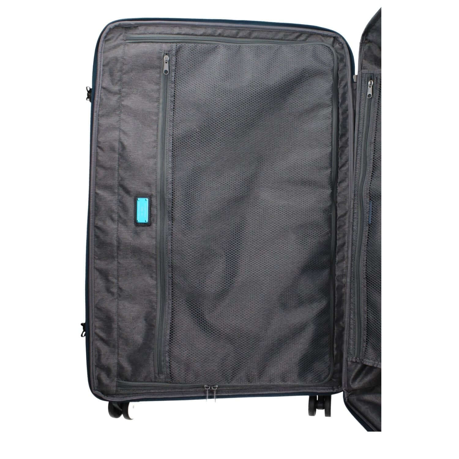 Piquadro Blue Fabric Luggage And Travel