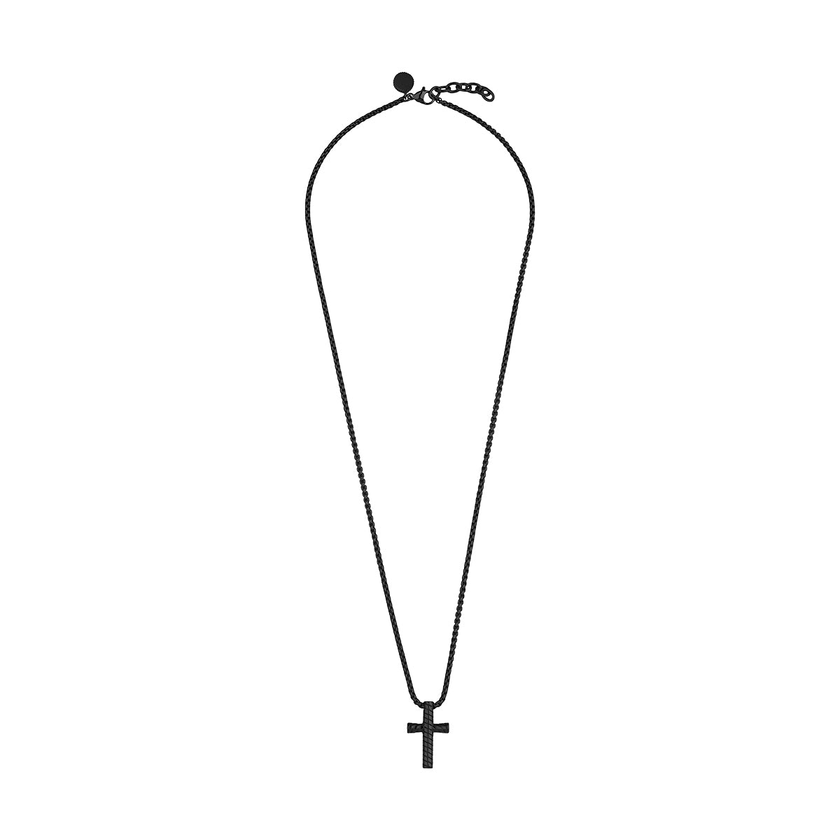 RADIANT JEWELS JEWELRY Mod. RH000322 elegant black cross necklace