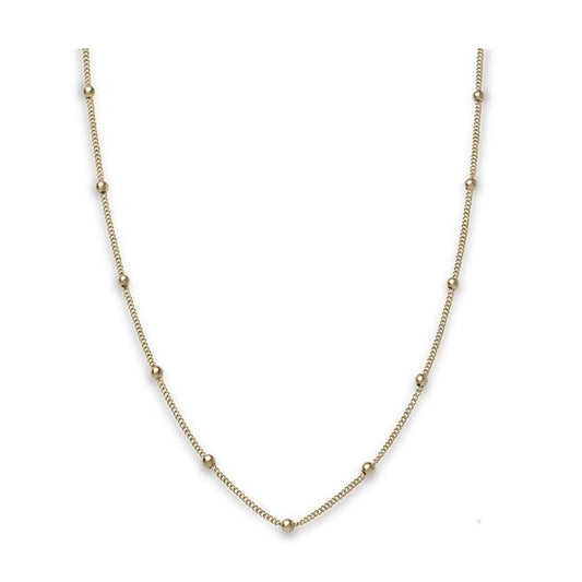 ROSEFIELD JEWELS JEWELRY Mod. JDCHG-J057 elegant gold necklace showcasing delicate chain with bead accents.