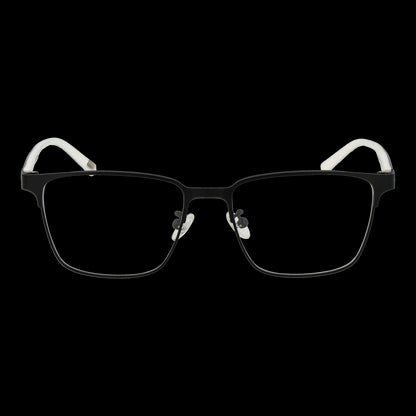 Front view of SKECHERS MOD. SE50021-D 54002 rectangular eyeglasses for gents on a black background.