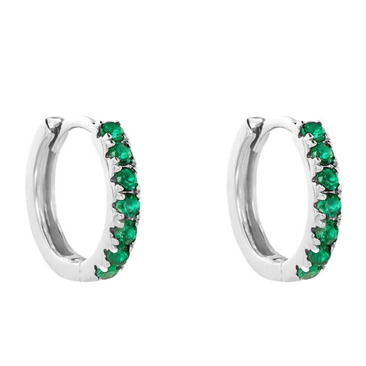 STROILI Mod. 1682430 earrings with green gemstones