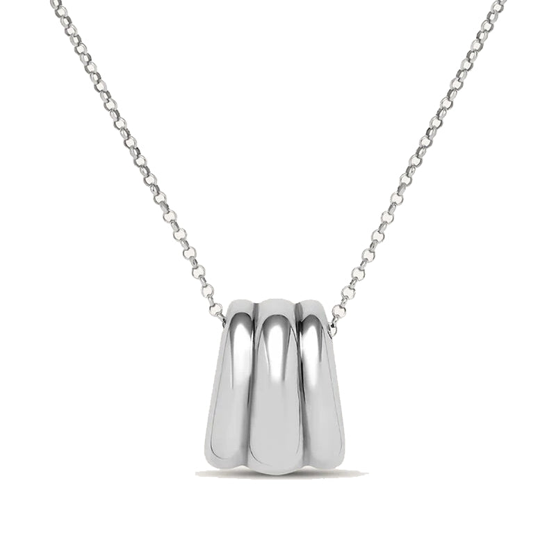 Alt Tag: STROILI Mod. 1697914 silver pendant necklace on chain