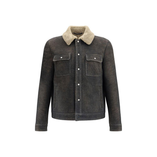 Salvatore Santoro Shearling Jacket SA-49584UGREYSPAGO-IT50 | L
