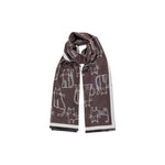 Sandro Ferrone Brown Viscose Scarf SA-15705600140-ONE SIZE