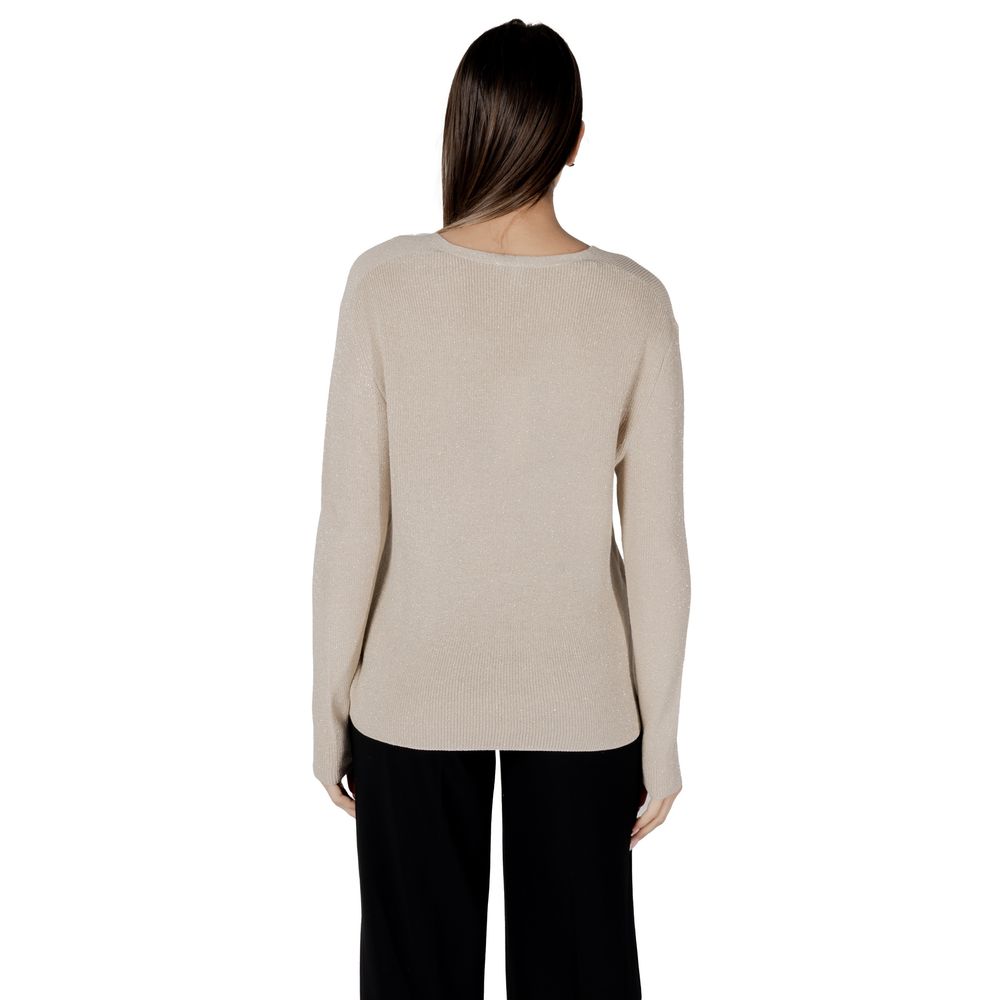 Street One Gold Cotton Sweatshirt