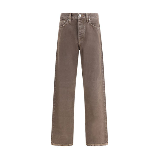 Sunflower Brown Cotton Relaxed Fit Jeans