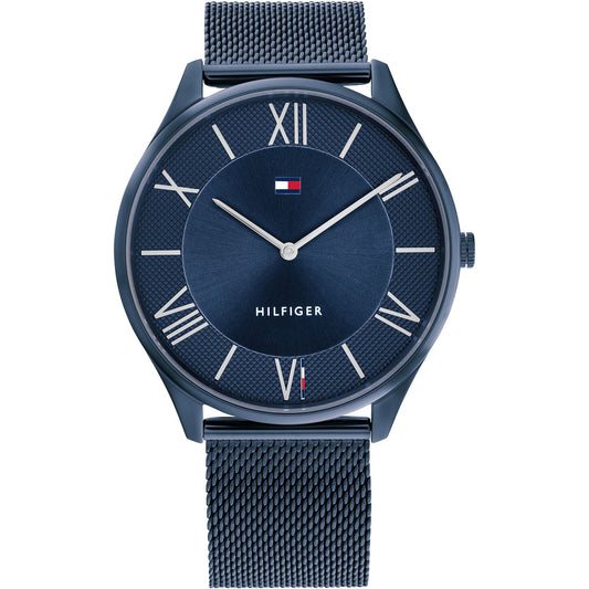 TOMMY HILFIGER Mod. 1710514 men's quartz analog watch, 3 ATM water resistant, 43 mm case, mineral dial, official box included.