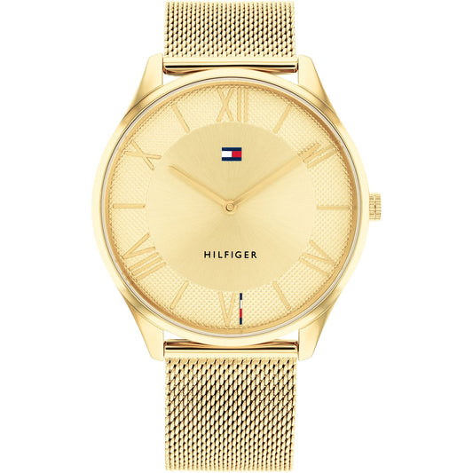 TOMMY HILFIGER Mod. 1710515 gent's quartz analog watch, mineral dial, 43mm case, 3 ATM water resistance, in official box packaging.
