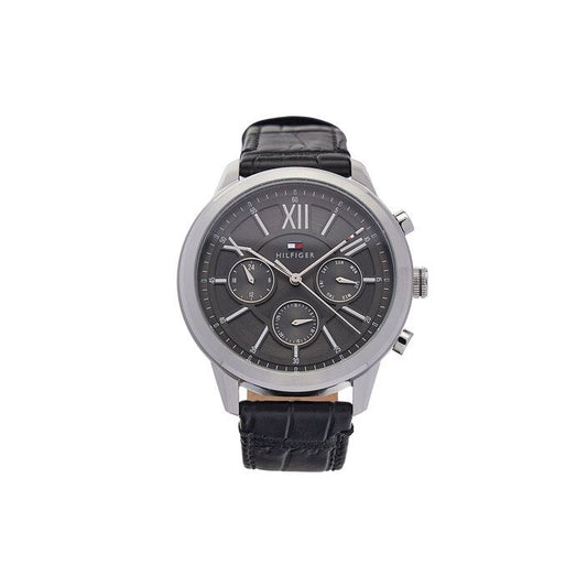 TOMMY HILFIGER Mod. 1710527 gent's quartz analog watch, 44mm case, 5 ATM water resistance, multifunction, mineral dial, in official packaging