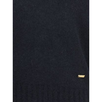 Tom Ford Black Cashmere Cashmere Sweater with ribbed hem, AW25