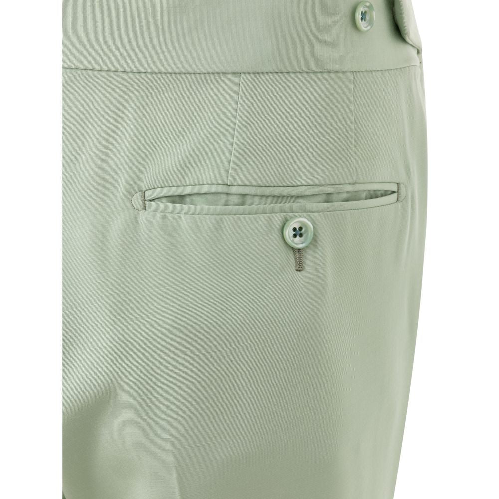 Tom Ford Green Viscose Chino Pants