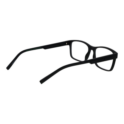 Tommy Hilfiger Black Polyamide Glasses (Frames) for men with full-rim rectangle design and spring hinge.