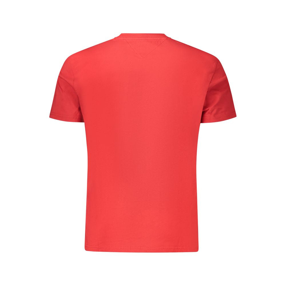 Tommy Hilfiger Red Cotton Men T-Shirt