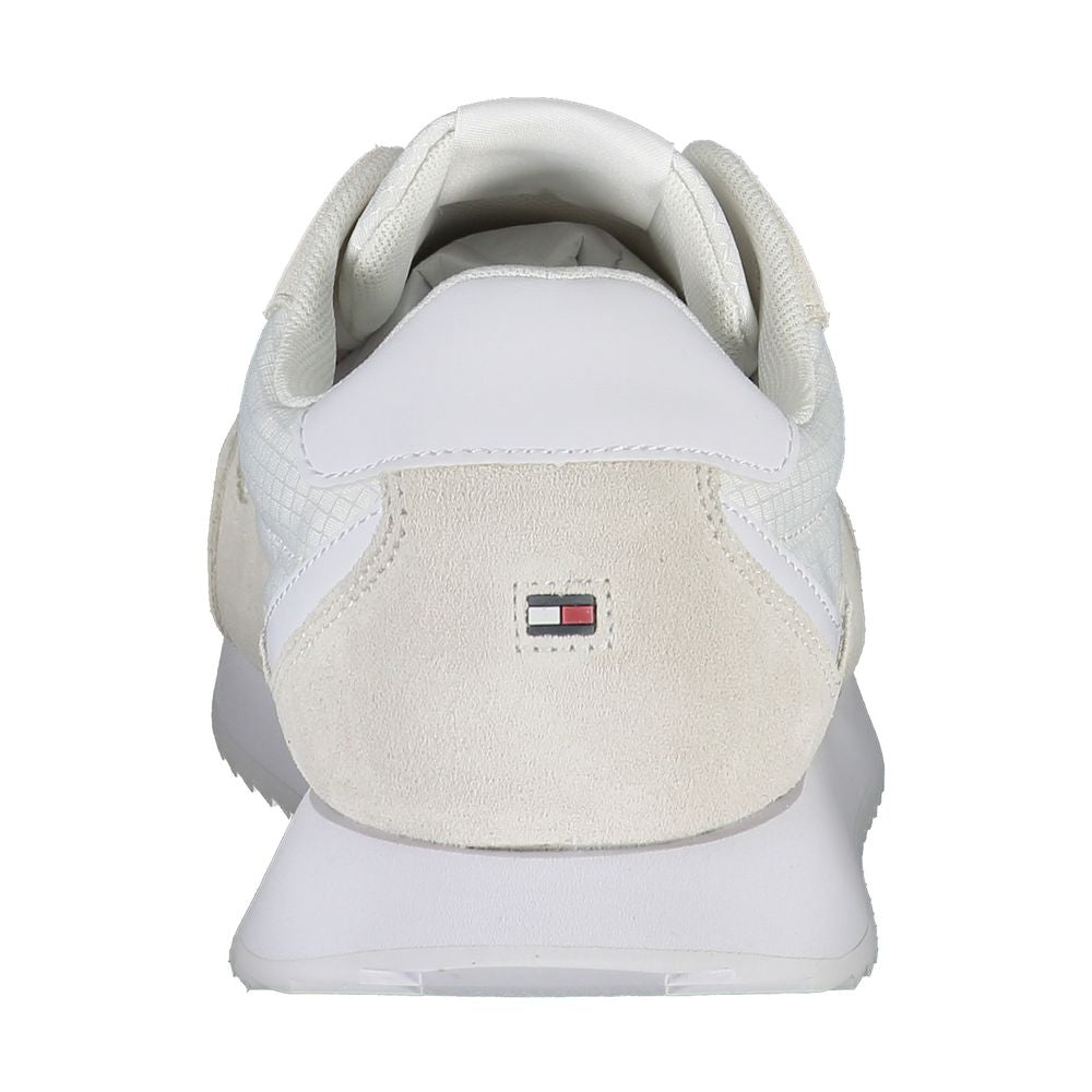 Tommy Hilfiger White Polyester Men Sneaker