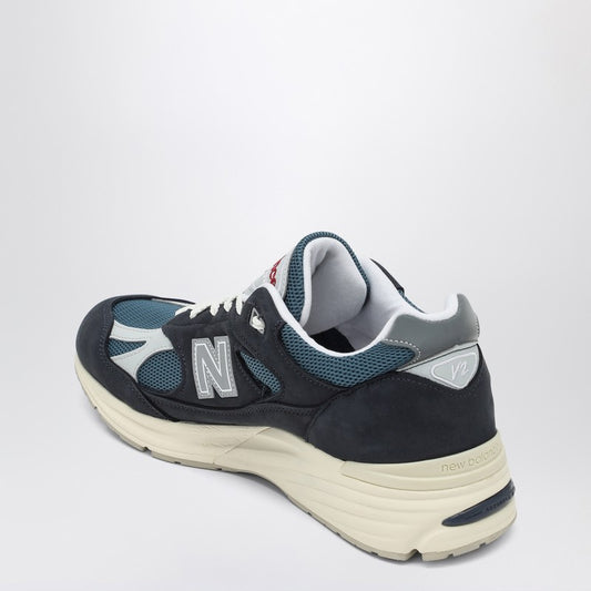 New Balance Navy blue/white sneaker Made in UK 991v2 LDin,Men,Men > Shoes,Men > Shoes > Sneakers,Spring - Summer 2025,Yes Eu U991VN2LE/Q_NEWB-NO_605