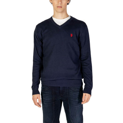 U.S. POLO ASSN. Blue Cotton Cashmere Sweater