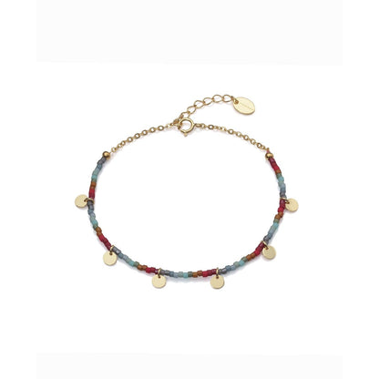 VICEROY JEWELS Mod. 13038P100-96 Lady bracelet with colorful beads and gold accents, silver 925°, quartz movement, 3 ATM water-resistant.