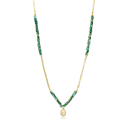 VICEROY JEWELS Mod. 13040C100-92 silver 925° necklace with quartz and mineral elements, suitable for ladies, 32mm case, water resistant 5 ATM.