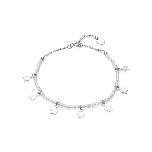VICEROY JEWELS Mod. 13204P000-90 ladies bracelet in silver 925°, multifunction quartz analog, star charm design, 10 ATM water resistance
