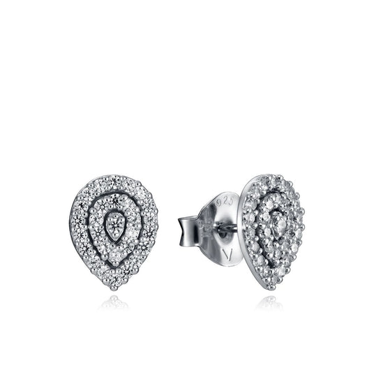 VICEROY JEWELS Mod. 5108E000-38 silver earrings for women, elegant design with quartz analog dial and mineral material.