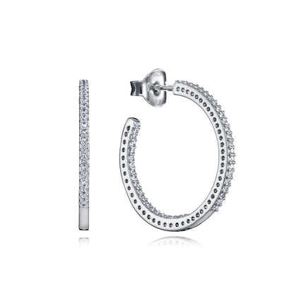 VICEROY JEWELS Mod. 7111E023-30 silver hoop earrings, elegant design for ladies, perfect for any occasion, 925 silver with official packaging.