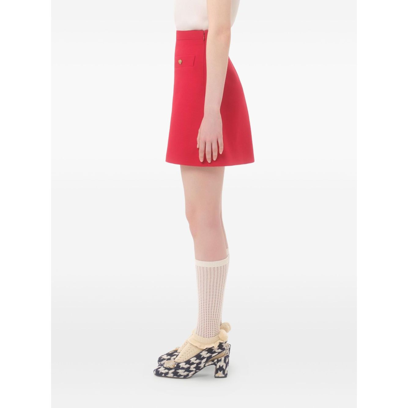 Valentino Crepe Couture Skirt