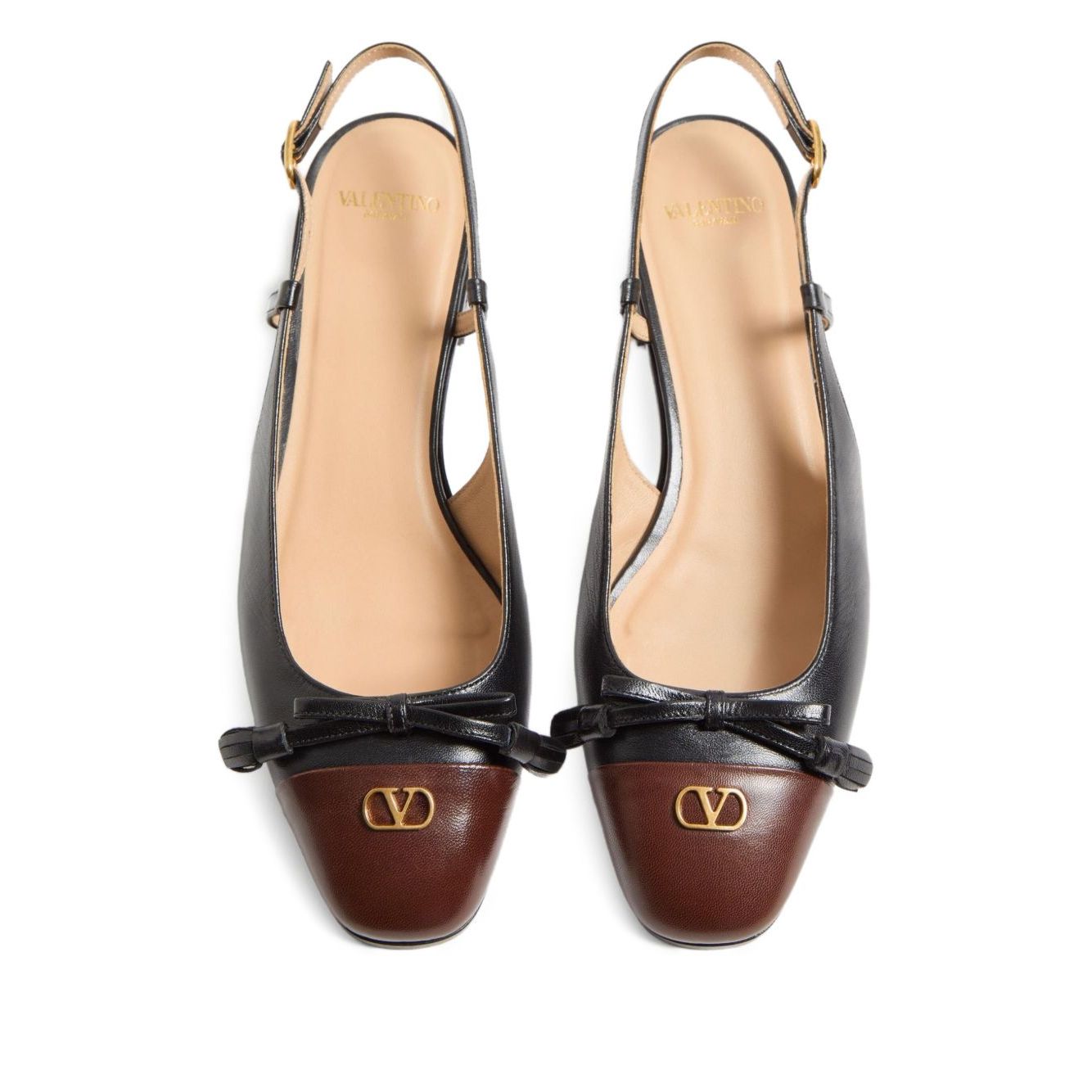 Valentino Garavani 25mm Valet du Roi slingback ballet flats Flat Shoes