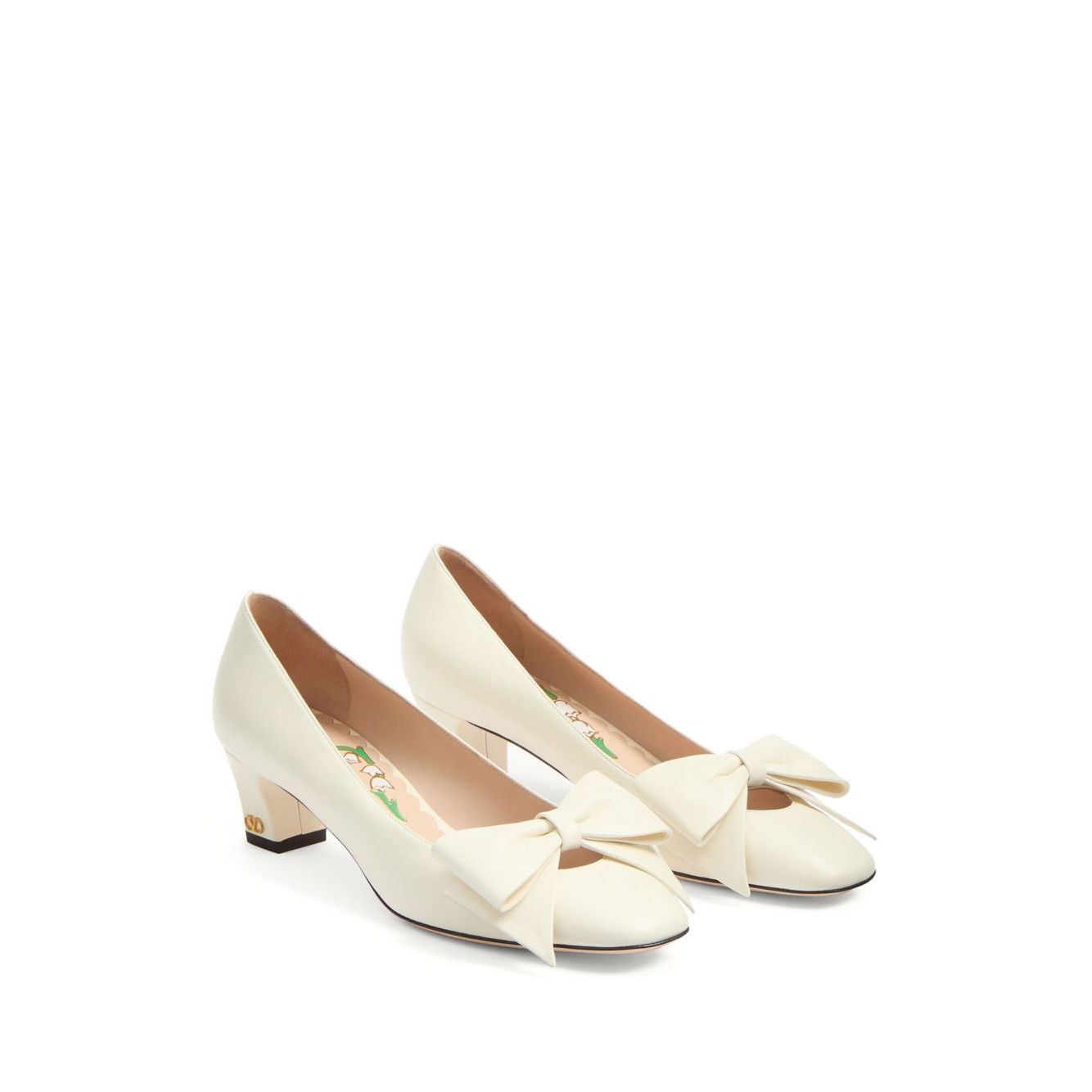 Valentino Garavani Bowow Décolleté In Kid 45mm