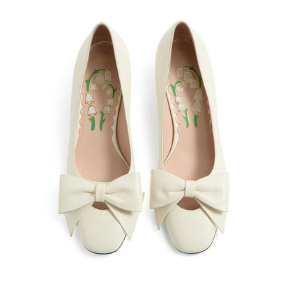 Valentino Garavani Bowow Décolleté In Kid 45mm