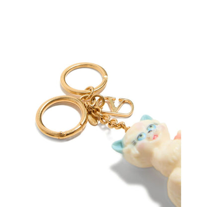 Valentino Garavani Le Chat De La Maison Nylon Bag Charm with Keychain