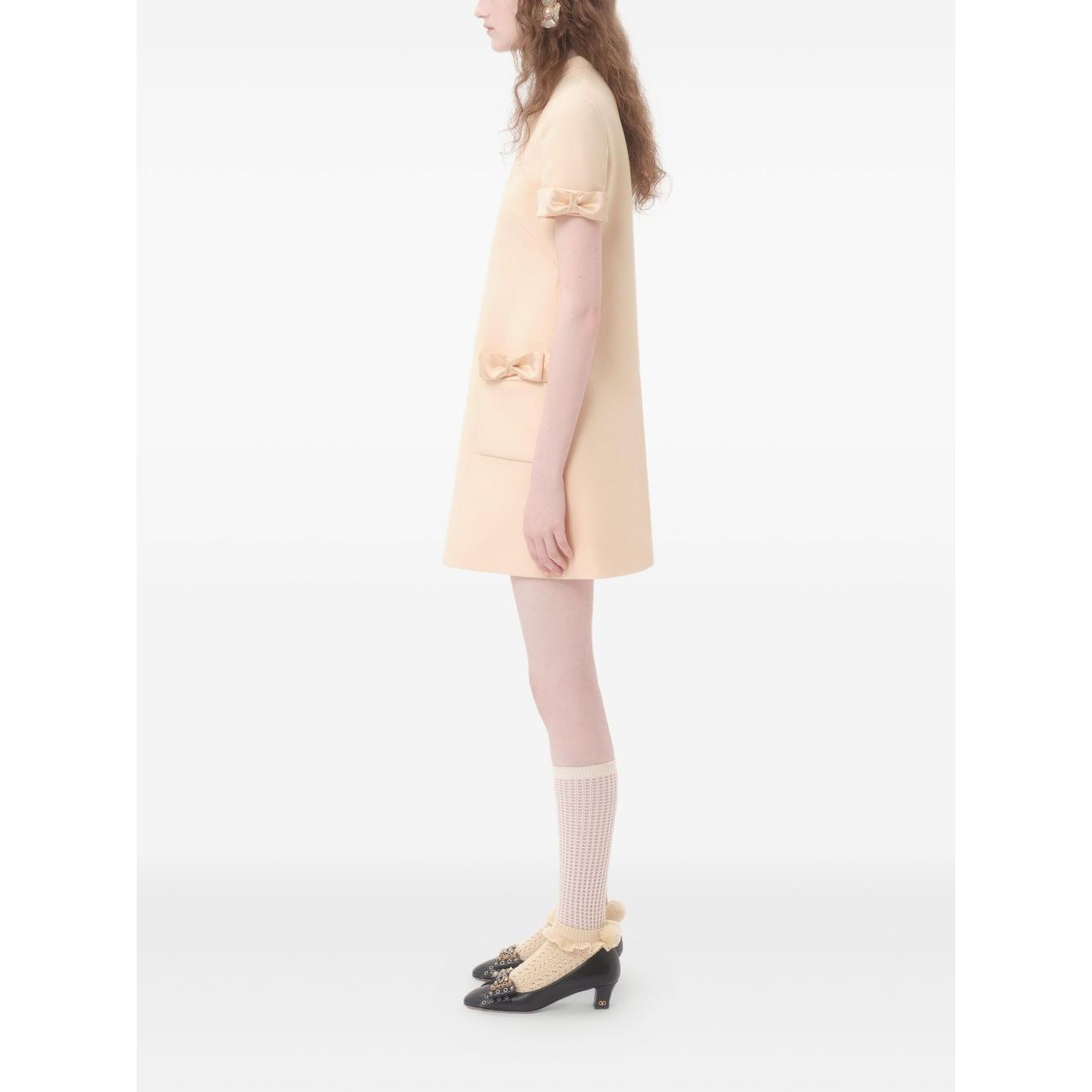 Valentino Short Crepe Couture Dress