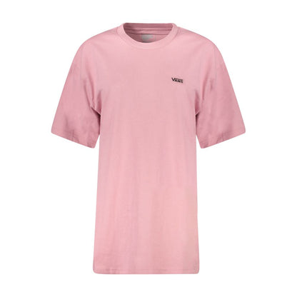 Vans Pink Cotton Women T-Shirt