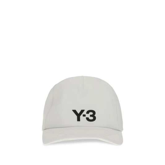 Y-3 White Recycled Polyester Cap (Baseball Hat) with Climacool technology front view