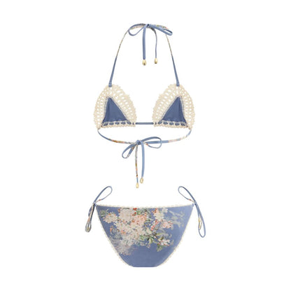 Zimmermann Light Blue Polyamide Bikini