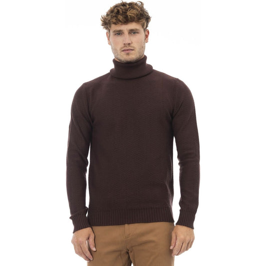 Alpha Studio Sweaters AU7023G_4001CIOCCOLATO:401518